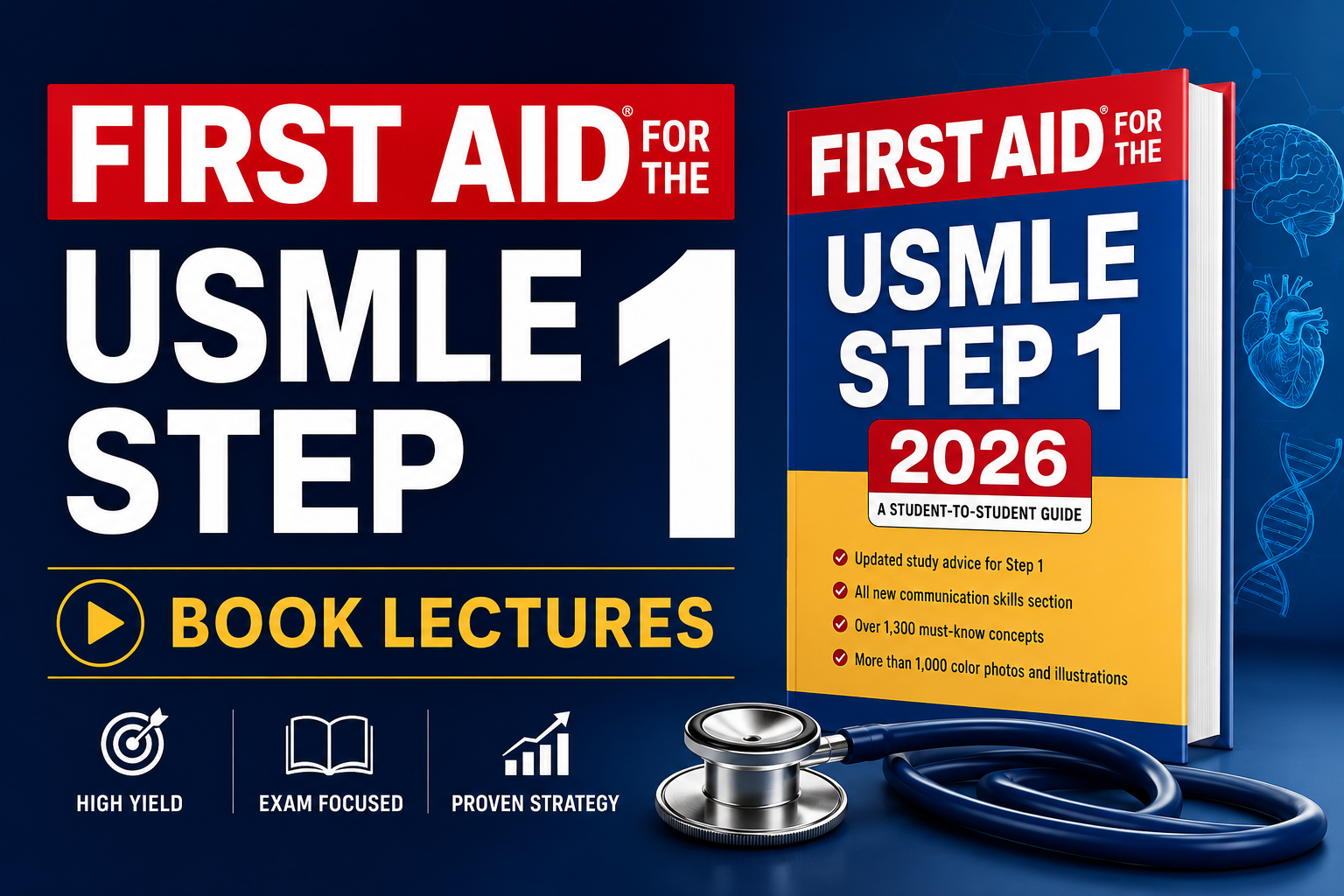 First Aid USMLE STEP 1 Book Lectures - Tutor Dr. Hamayoon Ashraf